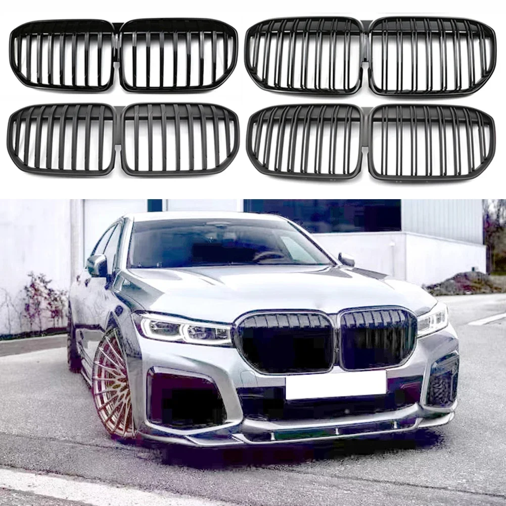 

New Front Center Grille Sport Grilles Replacement ABS Fit For BMW 7 Series G11 G12 2020 2021 2022+