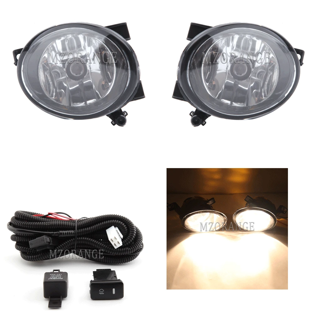Fog Lights for VW Jetta 6 MK6 Golf 6 LED Fog Light for Caddy Touran Tiguan Headlight Fog Lamp Cover Grill car accessories