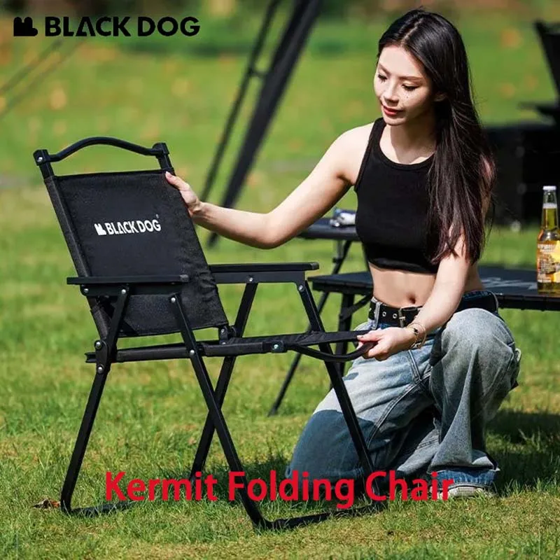 Naturehike BLACKDOG Camping Chair Kermit Folding for Outdoor  Fishing Picnic Beach Chairs ultra-light Portable Foldable Chair