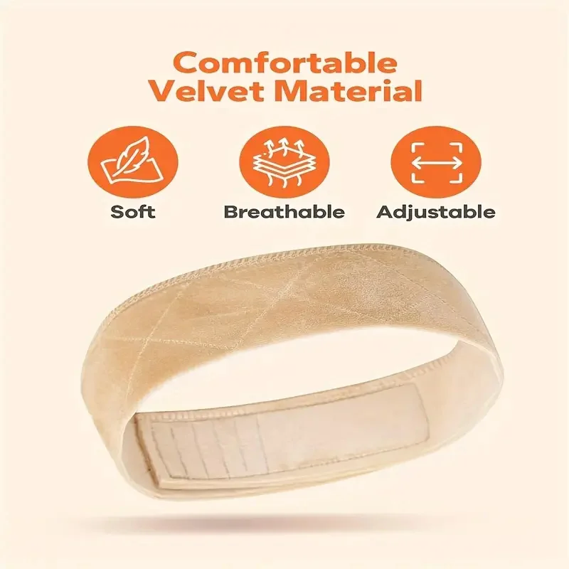 1 Stück pro Packung Samt-Perückenband Verstellbares Haarband Elastisches Sicherheits-Perückenband – Detail 2