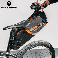 ROCKBROS Bike Bags Waterproof MTB Road Bicycle Rear Bag 10L Big Capacity Trunk Travel Panniers Storage Cycling Bag Accessories