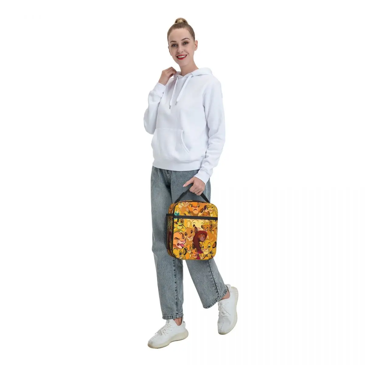 Lion King Simba Insulated Lunch Bags High Capacity Reusable Thermal Bag Tote Lunch Box College Outdoor Girl Boy