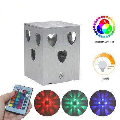 

Led Square Love Form Wall Lamp Web Aluminum Wall Lamp Concise Originality Aisle Corridor Background Wall Lamp Colorful .