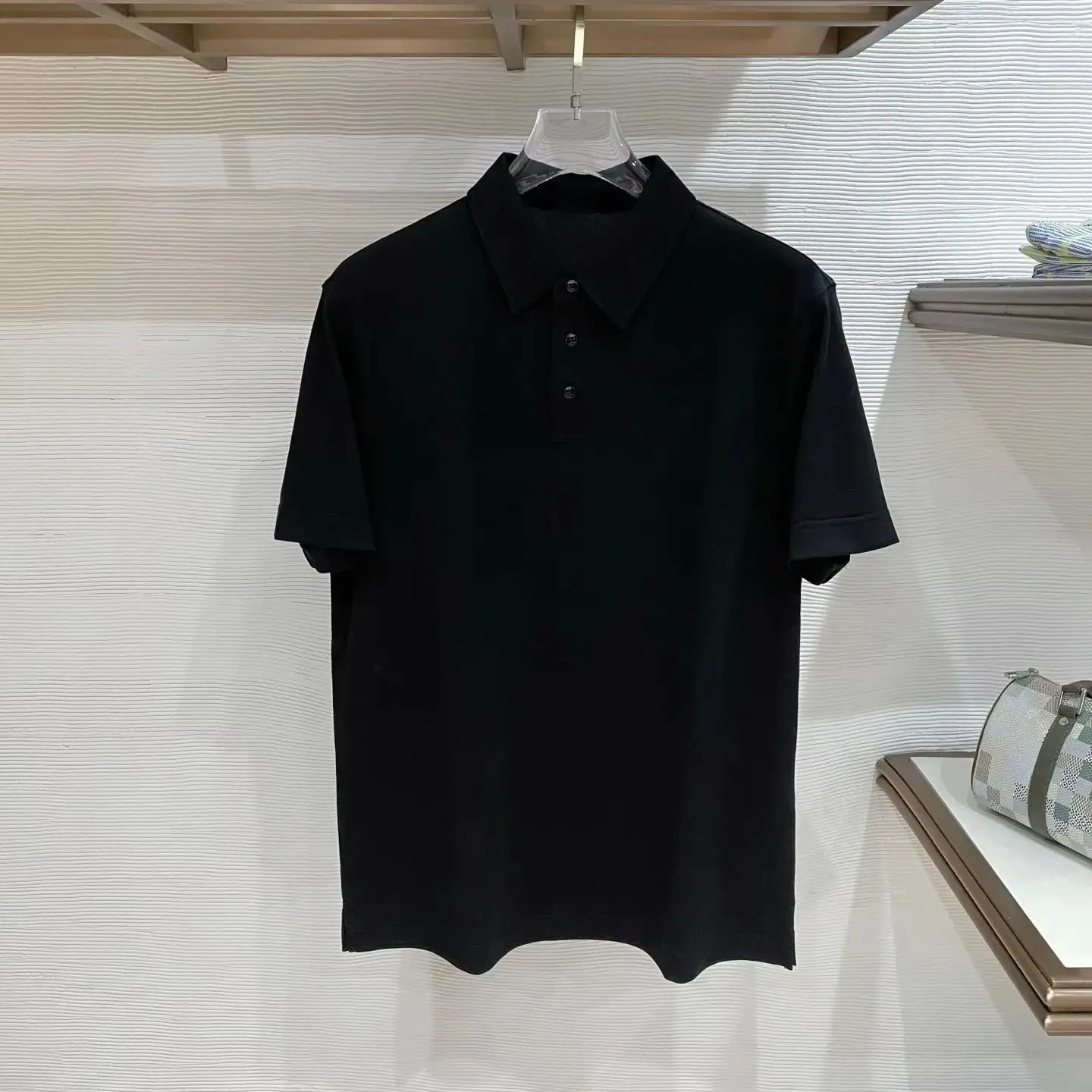 BC 26 spring and summer new old money style men's casual lapel short-sleeved polo shirt