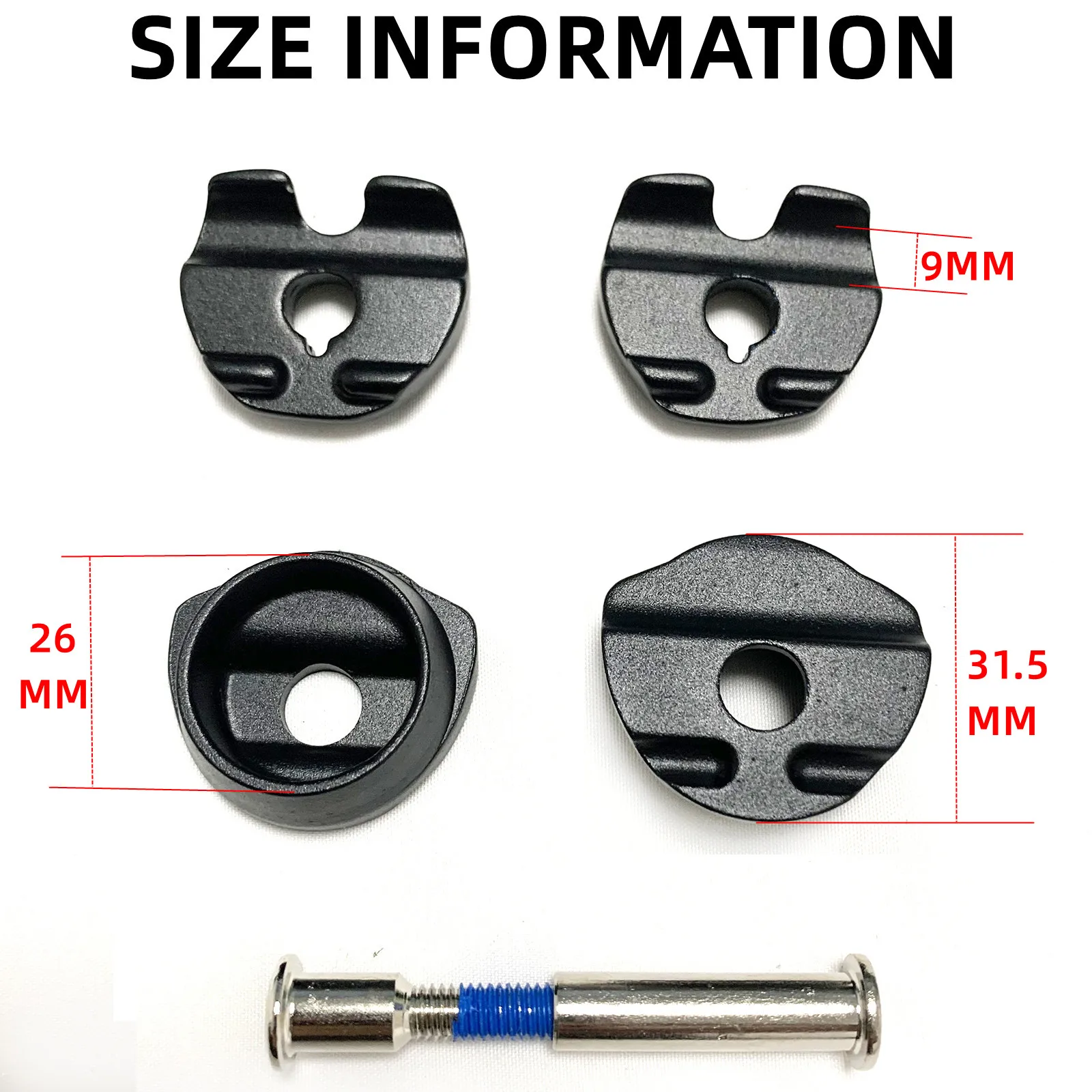 Carbon Sattelstützenklemme Oval 7*9 mm Carbon Sattelschiene Teile Sattelstützenklemme Geeignet für Faktor OSTRO Carbon Rennrad Verwendung – Detail 2