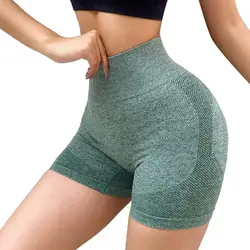 Summer Short Tights Woman Fitness Short Leggings Women Sports Tights Cycling Sport Shorts Legging Seamless Push Up Gym Pants