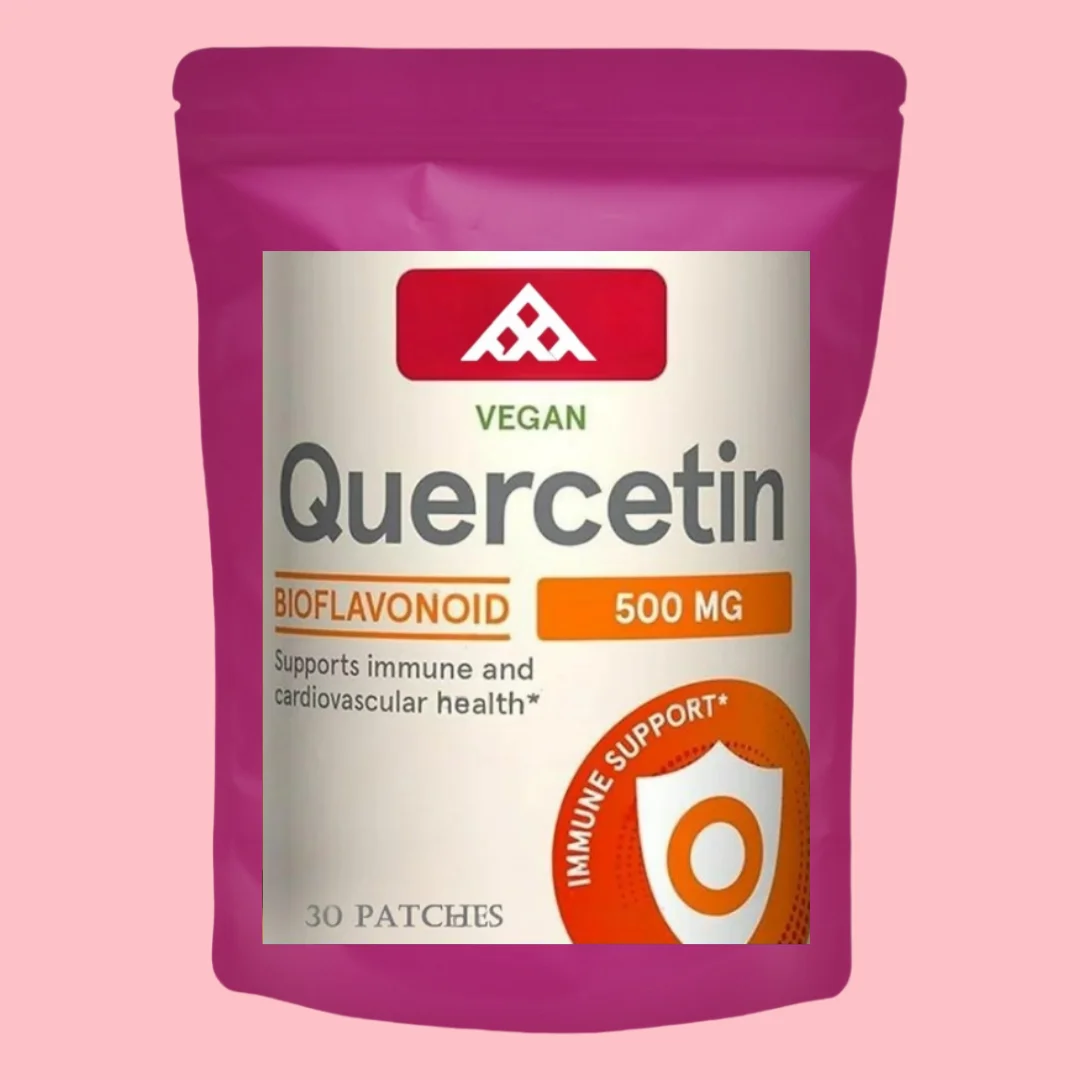 

Quercetin Transdermal Patches with Bromelain, Zinc, Vitamin D3,Elderberry- Immune Support 30 Patches