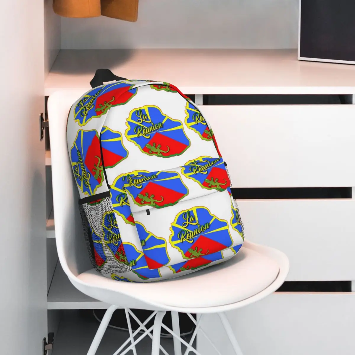 Reunion Island 974 Backpack Hot Sale Daypack Large Capacity Boys Girls BookBag Shoulder Bags for Men Women School Bag
