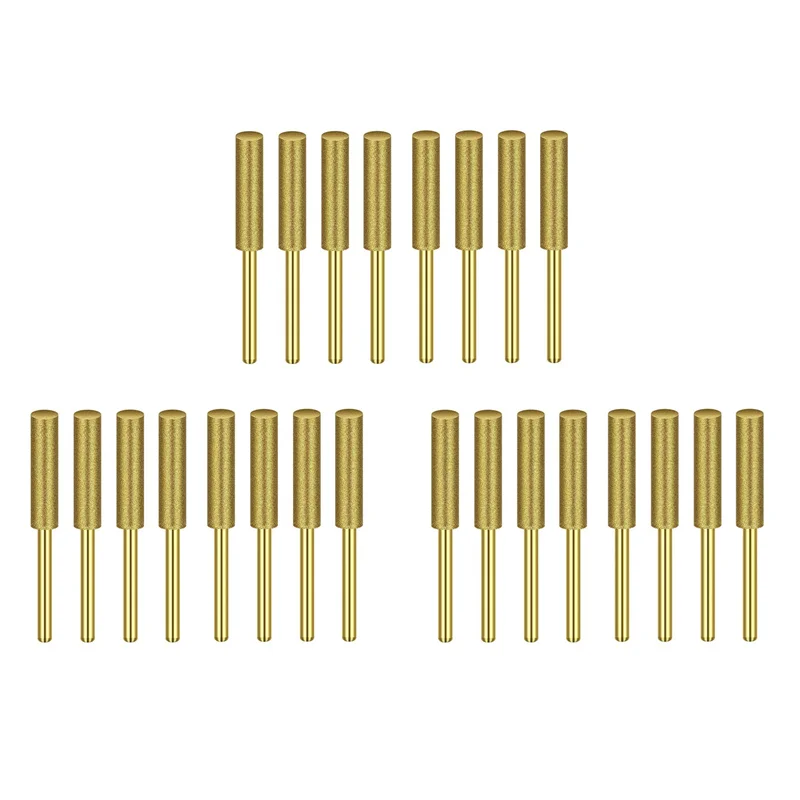 

ABPR-24Pcs High Hardness Diamond Chainsaw Sharpener-Stone File,Diamond Sharpening Wheels Chainsaw File(5/32 Inch, 4.0Mm)
