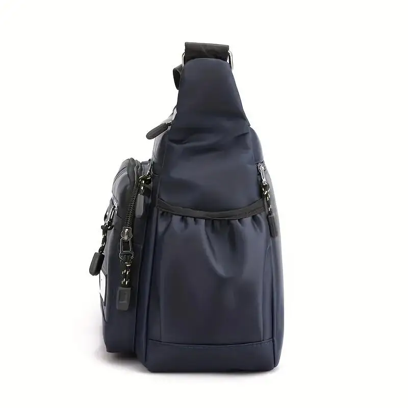 Dames Nylon Crossbody Tas met Rits Schoudertas Waterdicht Grote Capaciteit Effen Kleur Tas voor Dames Meisjes voor Reizen en Dagelijks