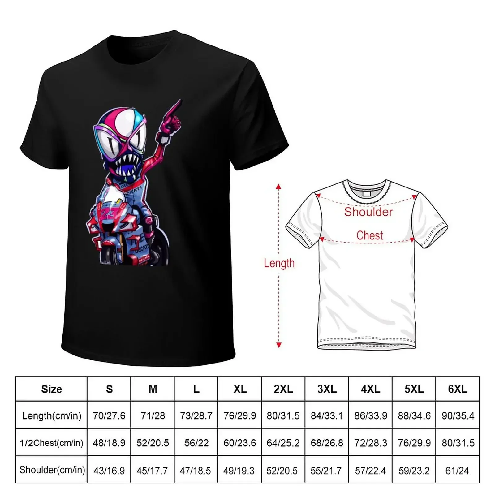 Enea Bastianini, Gresini Racing T-Shirt kawaii clothes anime  Aesthetic clothing  mens big and tall t shirts