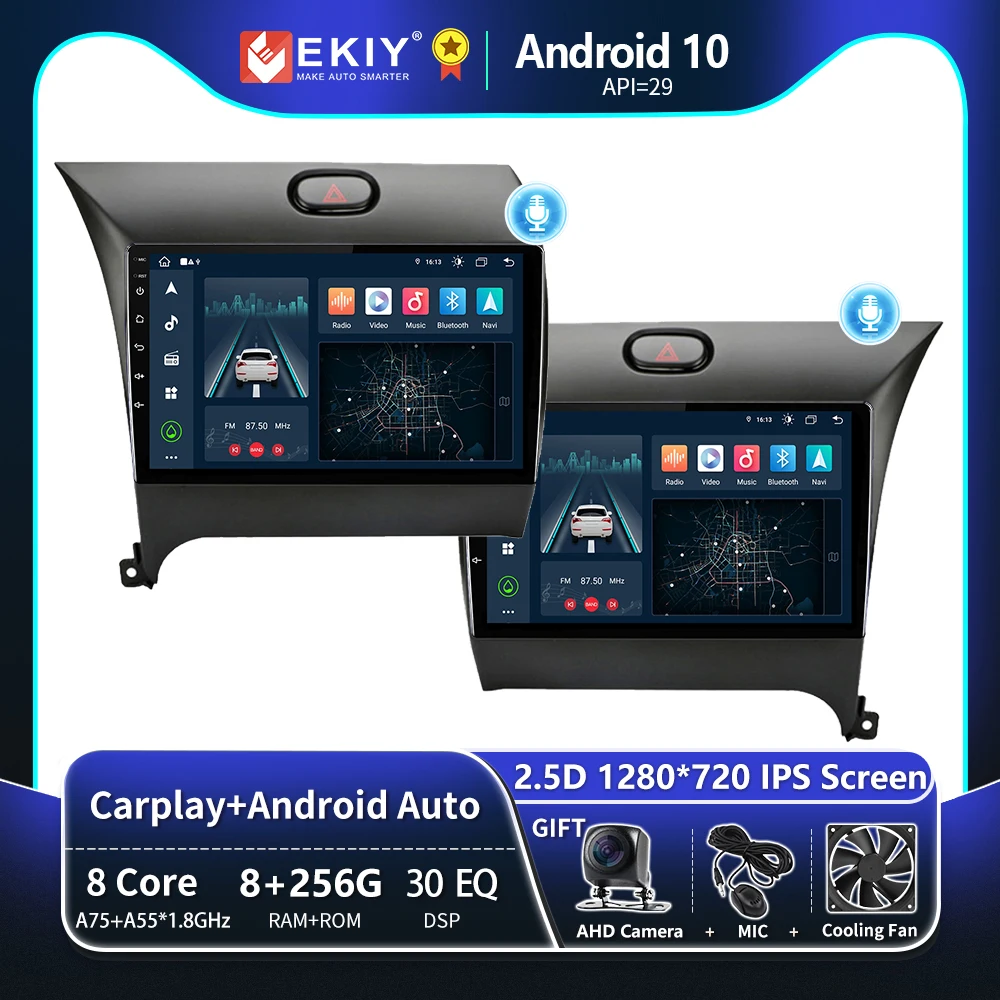 

EKIY T8 Car Radio For Kia K3 Cerato Forte 2013 - 2017 Multimedia System Navigation GPS Auto Stereo Android Carplay No 2 Din DVD