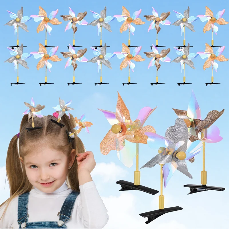 

20Pcs Pinwheel Hair Clips Metal Plastic Strong Snap Hairpins Comfortable Lightweight Party Hair Accessories for Women