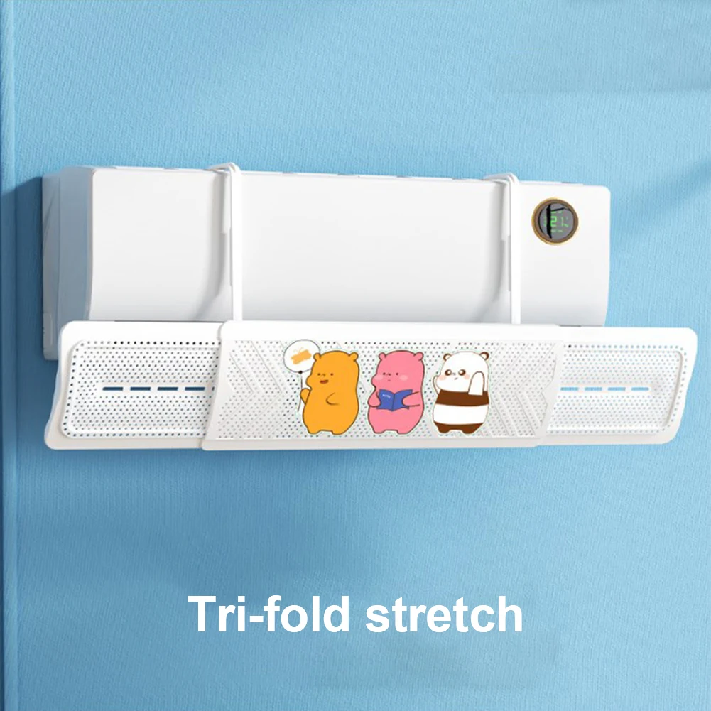 Airflow Control Windshield for Air Conditioners Compact and Adjustable Wall Mounted Solution for Comfortable Cooling