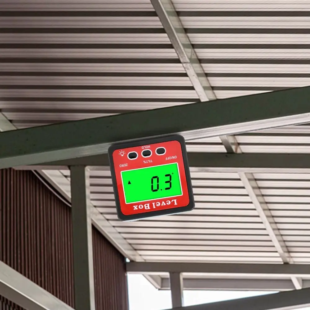 Electronic Digital Angle Dipmeter Level Meter Gradient Measuring Level Protractor Inclinometer Digital Display Magnetic