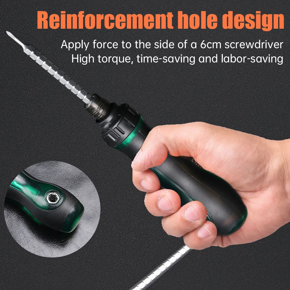 Ratchet Screwdriver Set High Quality Multifunctional Adjustable Inner Cross Shaped Triangular Plum Blossom Shaped Screwdriver