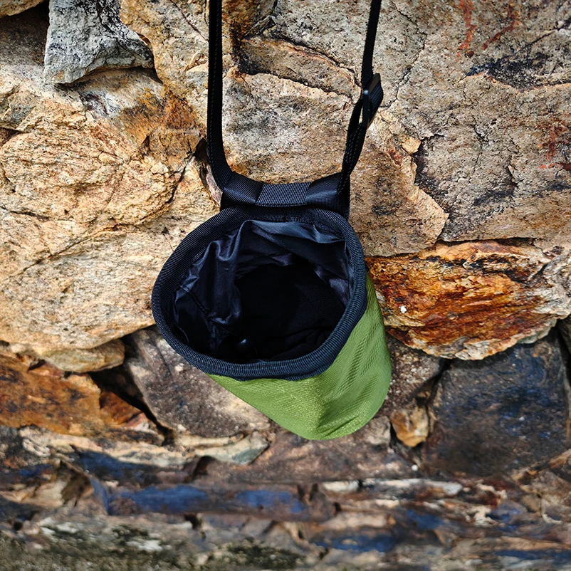 تسلق حقيبة الطباشير 2025 جديد بولديرينغ مسحوق المغنيسيوم حقيبة رفع الأثقال البولينج الجمباز اليد حقيبة مسحوق جاف مع حزام