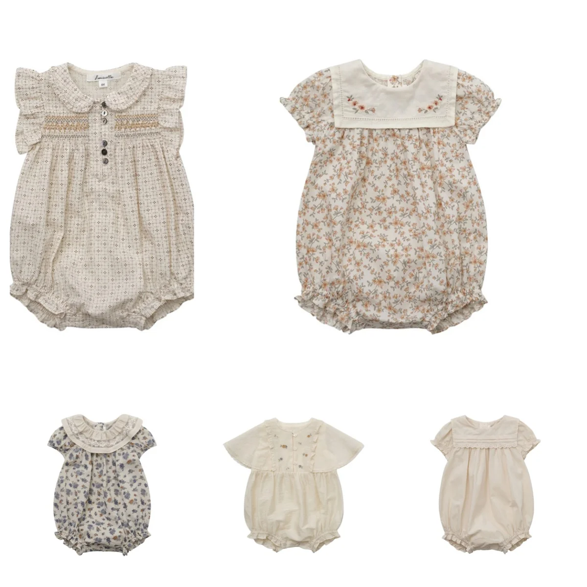 

Summer 2025 Fashionable Baby Boys Girl Clothes One-Piece Suit Will Wear Cotton Baby Crawling When Going Out