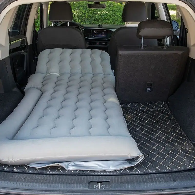 

SUV Car Inflatable Bed Double Car Rear Sleeping Pad Foldable Travel Bed Sleeping in The Car