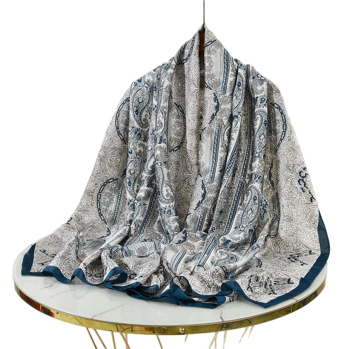 Spring/Summer New Arrival Cashew Print Long Scarf, Popular Ethnic Style Headwrap