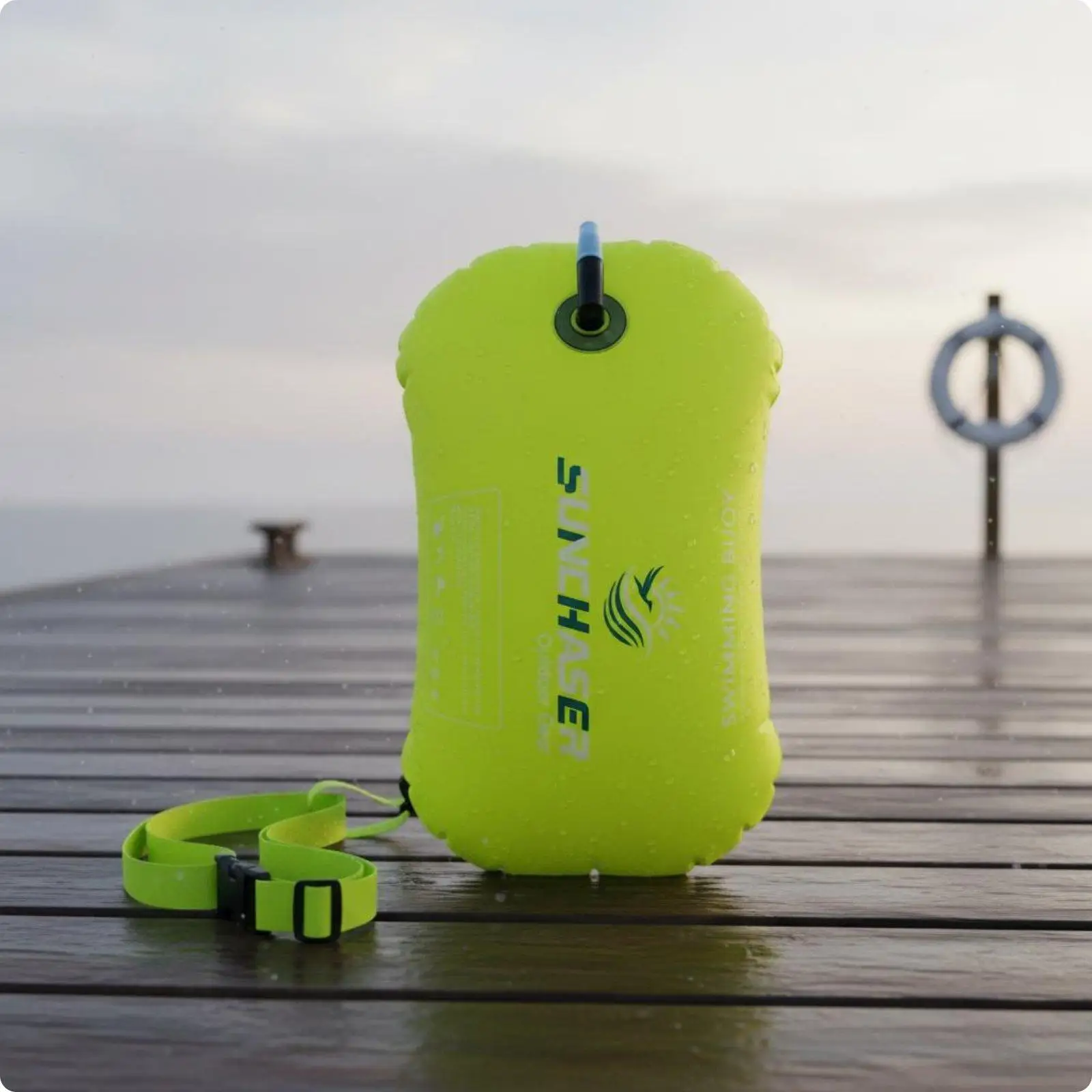 Inflatable Swimming Float Tow Buoy Waterproof Swim Pouch for Pool Equipment for Adults and Water Sports