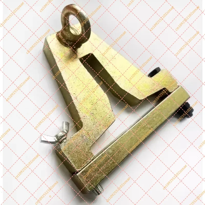 LF Heavy Duty Guide Rail Lifting Clamp, Adjustable Elevator Track Alignment Tool, Professional Hoist Clamp for Installation