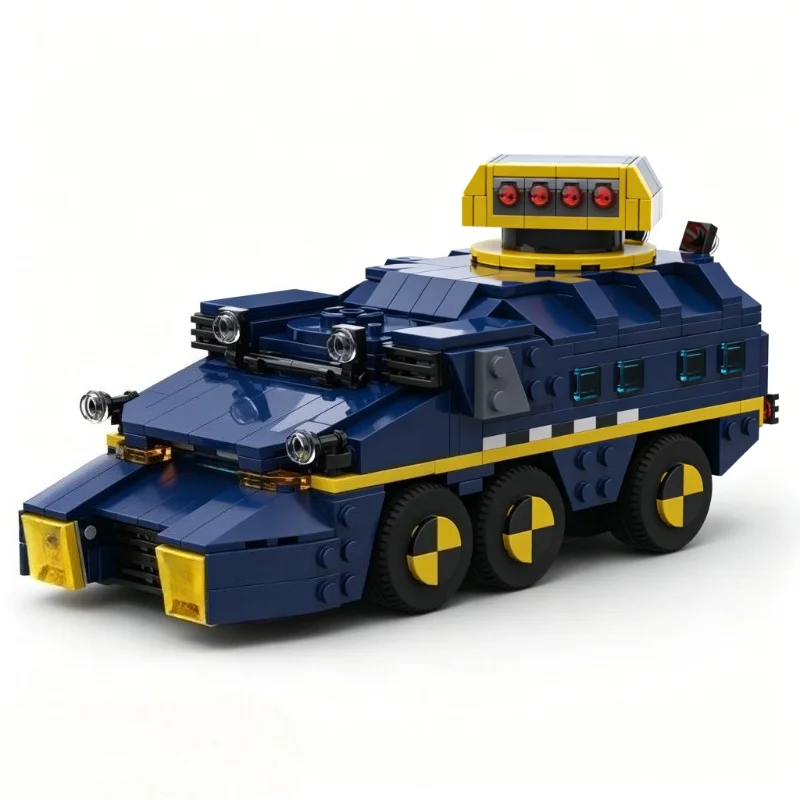 663PCS MOC Suppressor UPV Armored Vehicle Model Custom Building Blocks DIY Educational Assembly Toy For Collection Display Gift