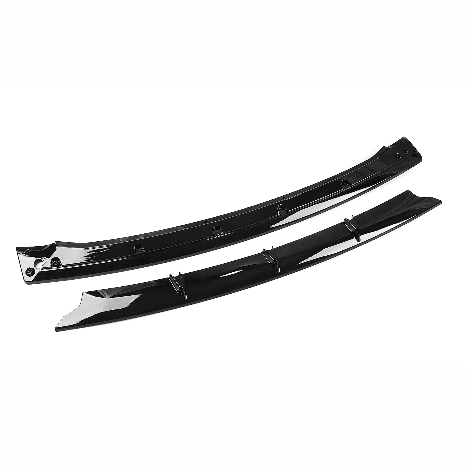 

Передний спойлер-сплиттер, нижний дефлектор, защитные накладки (канарды) для Jeep Grand Cherokee SRT 2017-2021, элементы обвеса кузова автомобиля