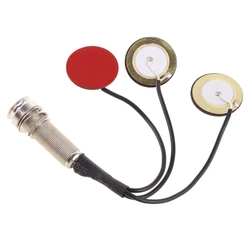 Pickup Piezo Microphone Contact Pickup 3 Transducer Pickup System Suitable for Kalimb Acoustic & Classical Guitar Parts