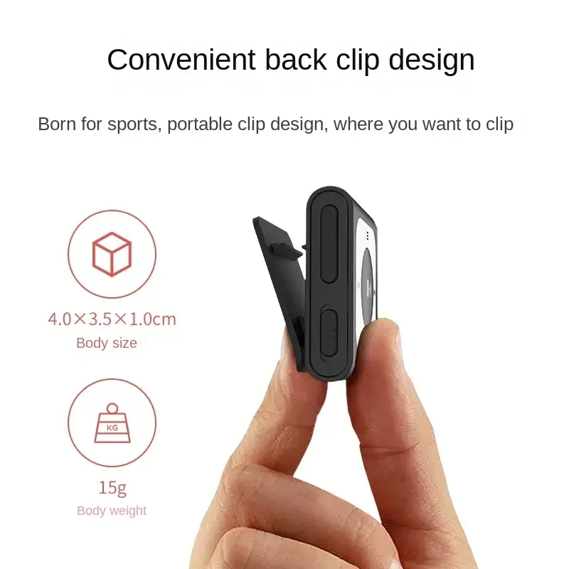 مشغل موسيقى RUIZU X66 Sportmp3 مشغل بلوتوث كليب عداد الخطى صغير مشغل mp3 بلوتوث ووكمان بلوتوث المتكلم