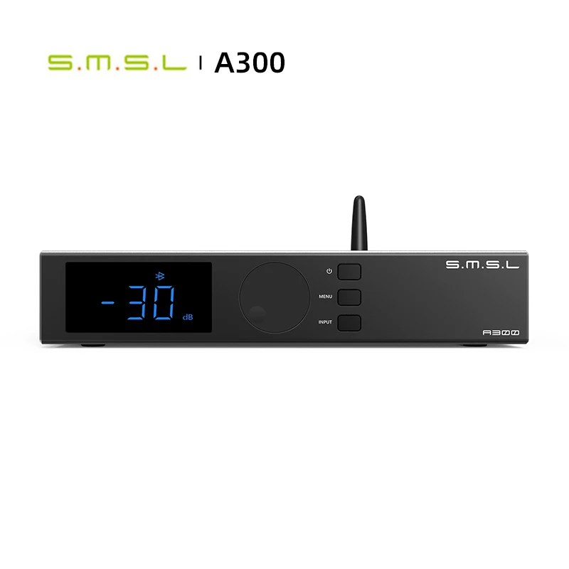 

SMSL A300 Hi-res Bluetooth 5.0 Power Amplifier 2.1 audio system 165W*2 BTL 330W SDB patented sound effects Subwoofers HIFI AMP