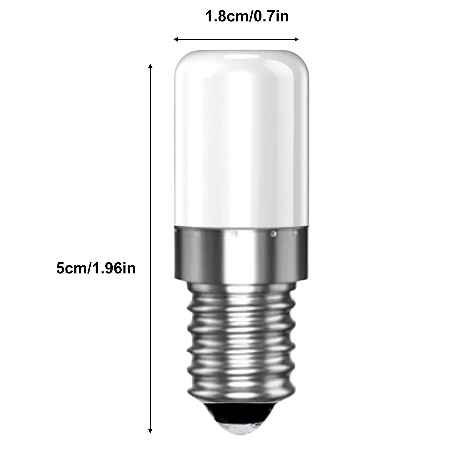 Mini bombillas LED de 2W, lámpara de refrigerador para electrodomésticos, bombilla de repuesto de 200lm, bombillas para congelador para el hogar, reemplazo de bombilla LED