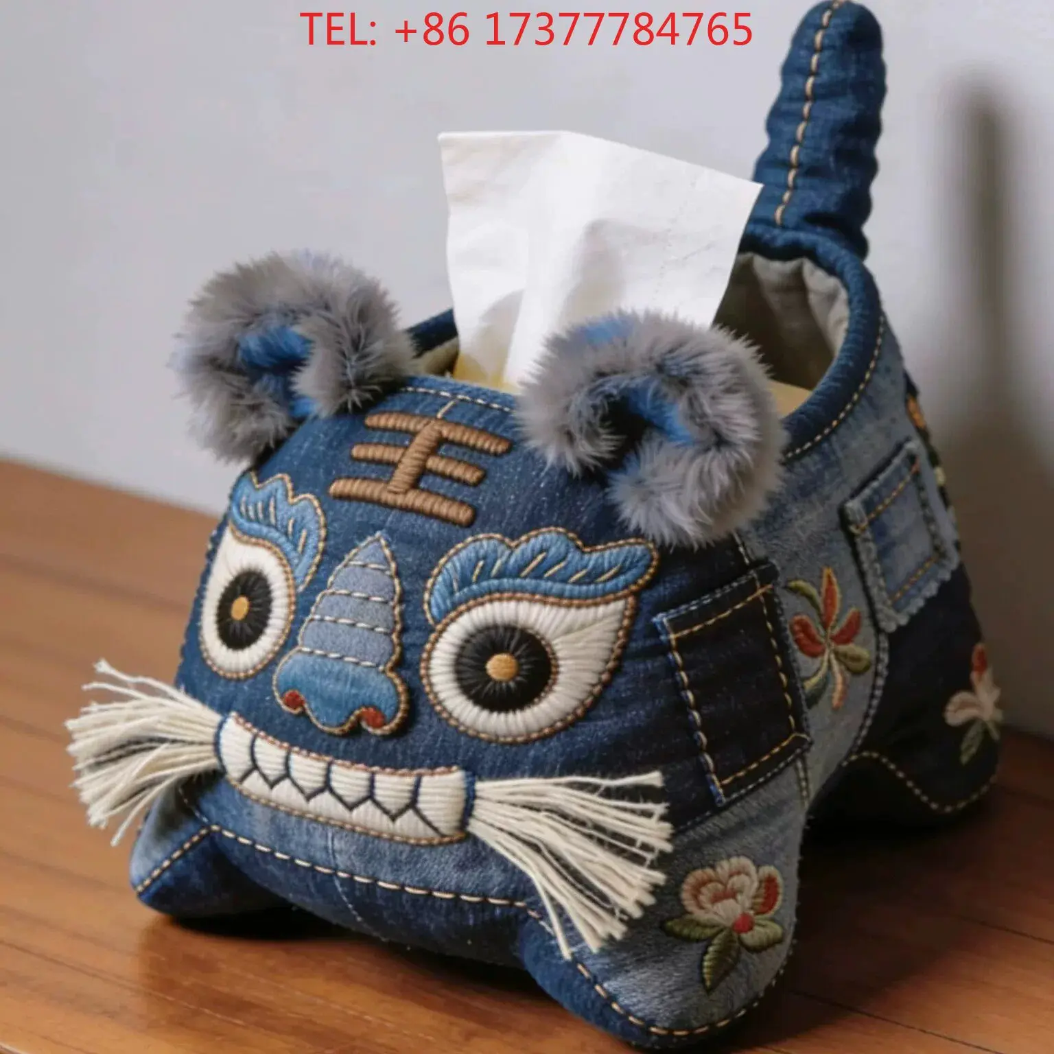 Rizhao Jinshan Pattern Romc Tissue Box Desktop Ornament Home Decoration Gift for Friend Girlfriend Living Room
