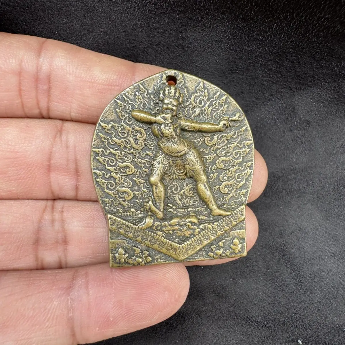 Tibetan Vajrapani Wrathful Protector Pendant Statues Figurines Lucky Ornaments Home Decoration gifts