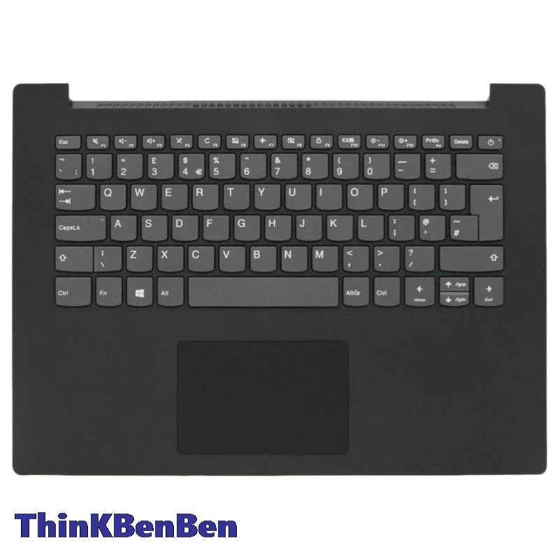 UK English Black Keyboard Upper Case Palmrest Shell Cover For Lenovo Ideapad 130 330C 14 14IKB 14AST 5CB0R34850