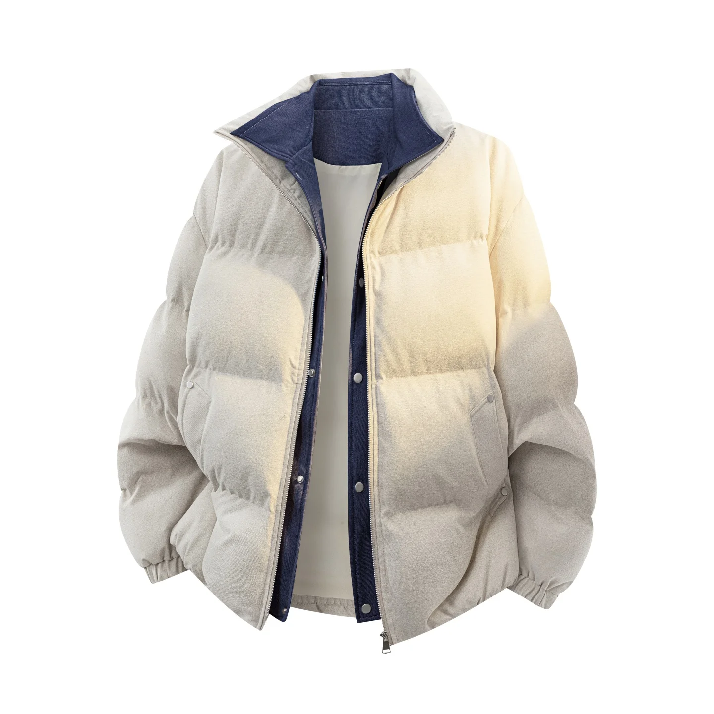 

Casual Men's Shirts Collar Cotton-Padded Jackets Fashion 2025 Winter Youth thick and warm Coat Streetwear Top Parkas Clothing