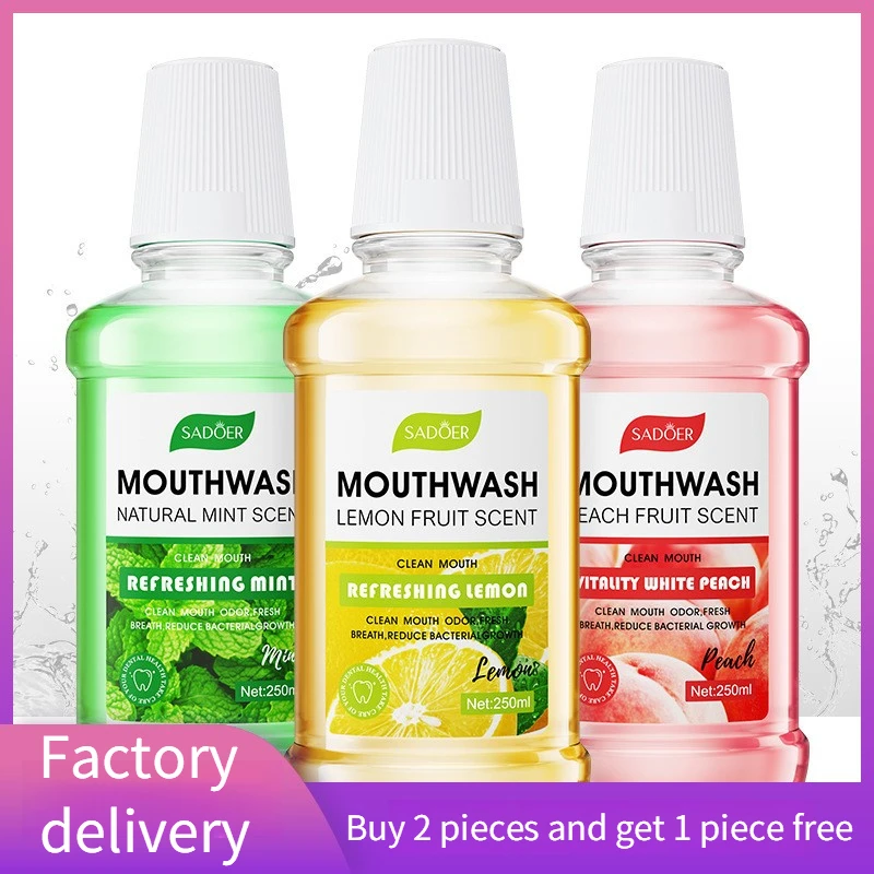 

Antibacterial Fresh Mouthwash, Fruity Flavour Mouthwash, Clean Teeth, Essential for Home Travel. Strategic Supplies Stock Up.