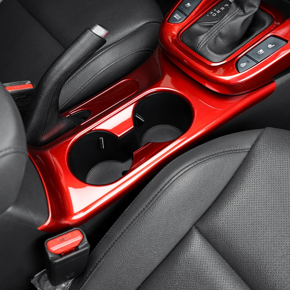 

2 шт. салон автомобиля из углеродного волокна, ручной тормоз, центральная консоль, держатель для чашки с водой, накладка, внутренние детали ABS для Kia Soul 2020-2025 LHD
