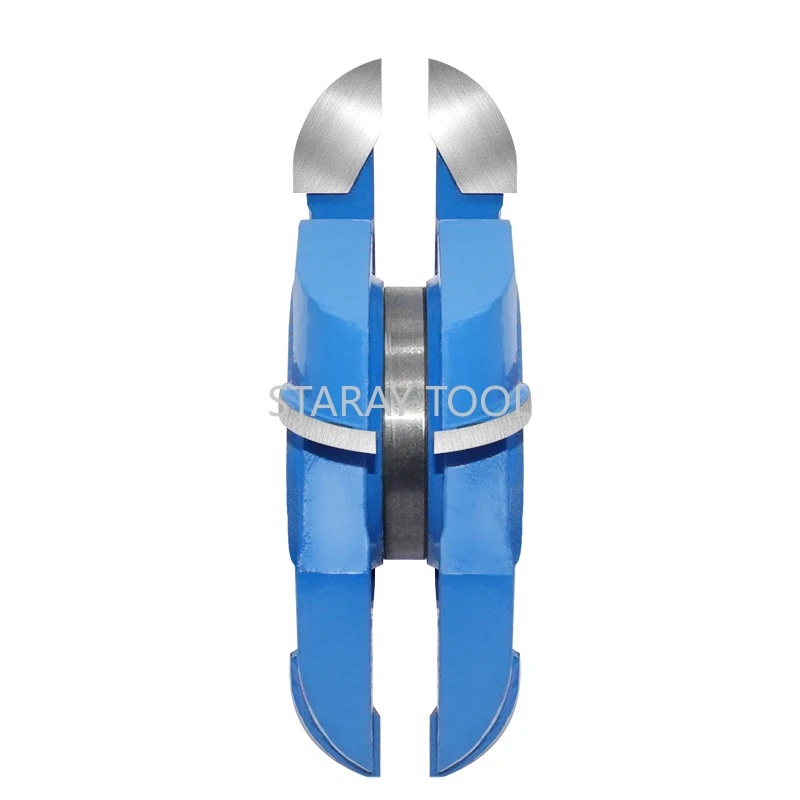 Woodworking End Mill Half Circular Tenon Shaper Cutter Inner Round Tenon Joiner Wood Tool