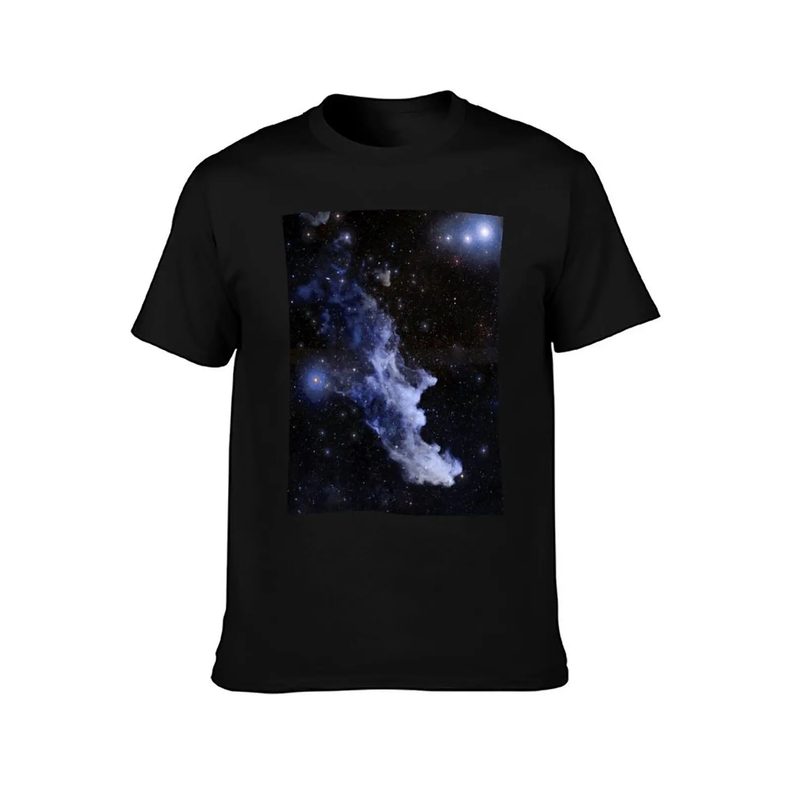 Witch Head Nebula (no text only pic) T-Shirt Basic Casual Wear Short Sleeve Top