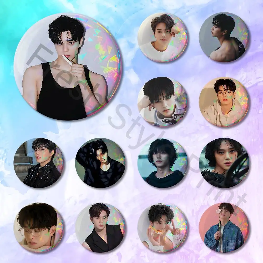 S-Song K-Kang Actor Pins 58mm Cute Cartoon Badge Handmade Brooches for Backpack Accessories