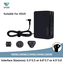 SAVAGO 180W 200W 230W 240W 280W GaN AC Laptop Charger Power Adapter for ASUS ROG14 ROG16 MECHREVO Zenbook 330W for OnexPlayer