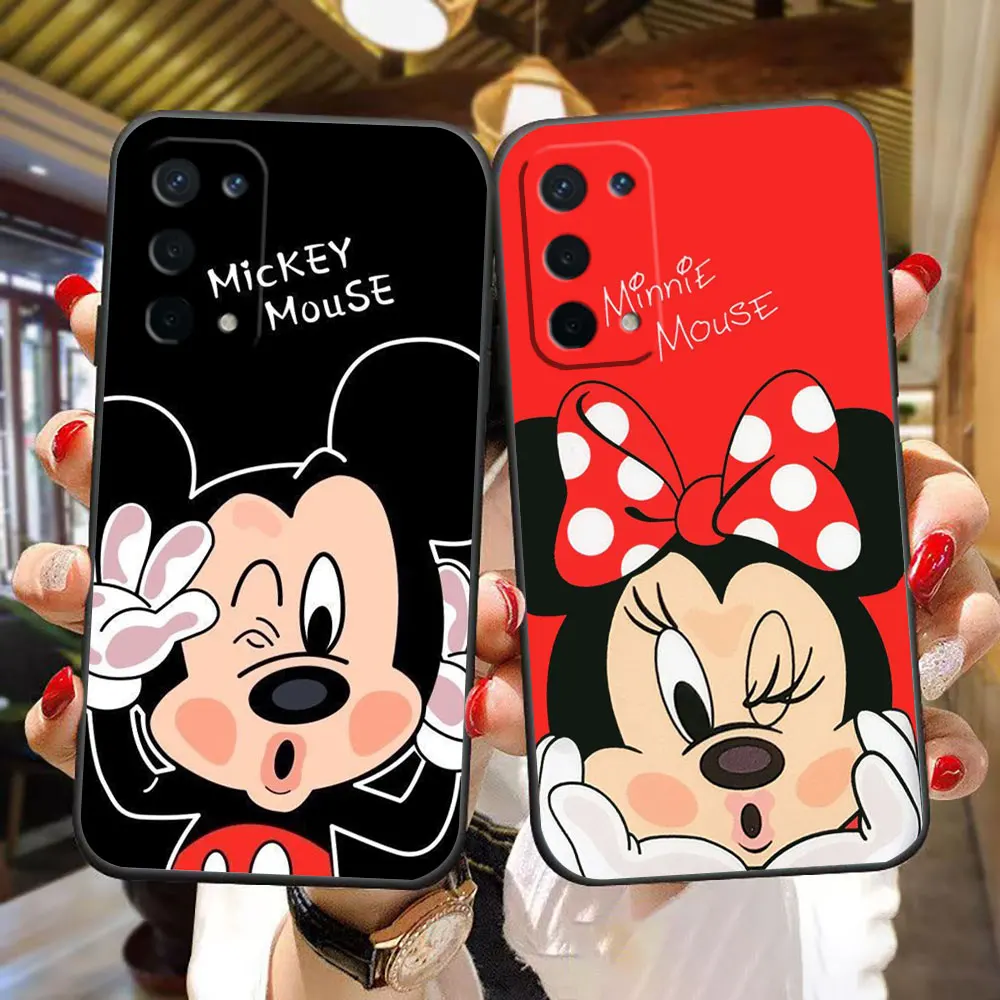 Lovely Mickey Minnie Mouse Case For OPPO A9 A15 A16 A17 A38 A53 A54 A55 A57 A60 A71 A73 A74 A76 A778 A92 A93 A94 A98 Case Funda