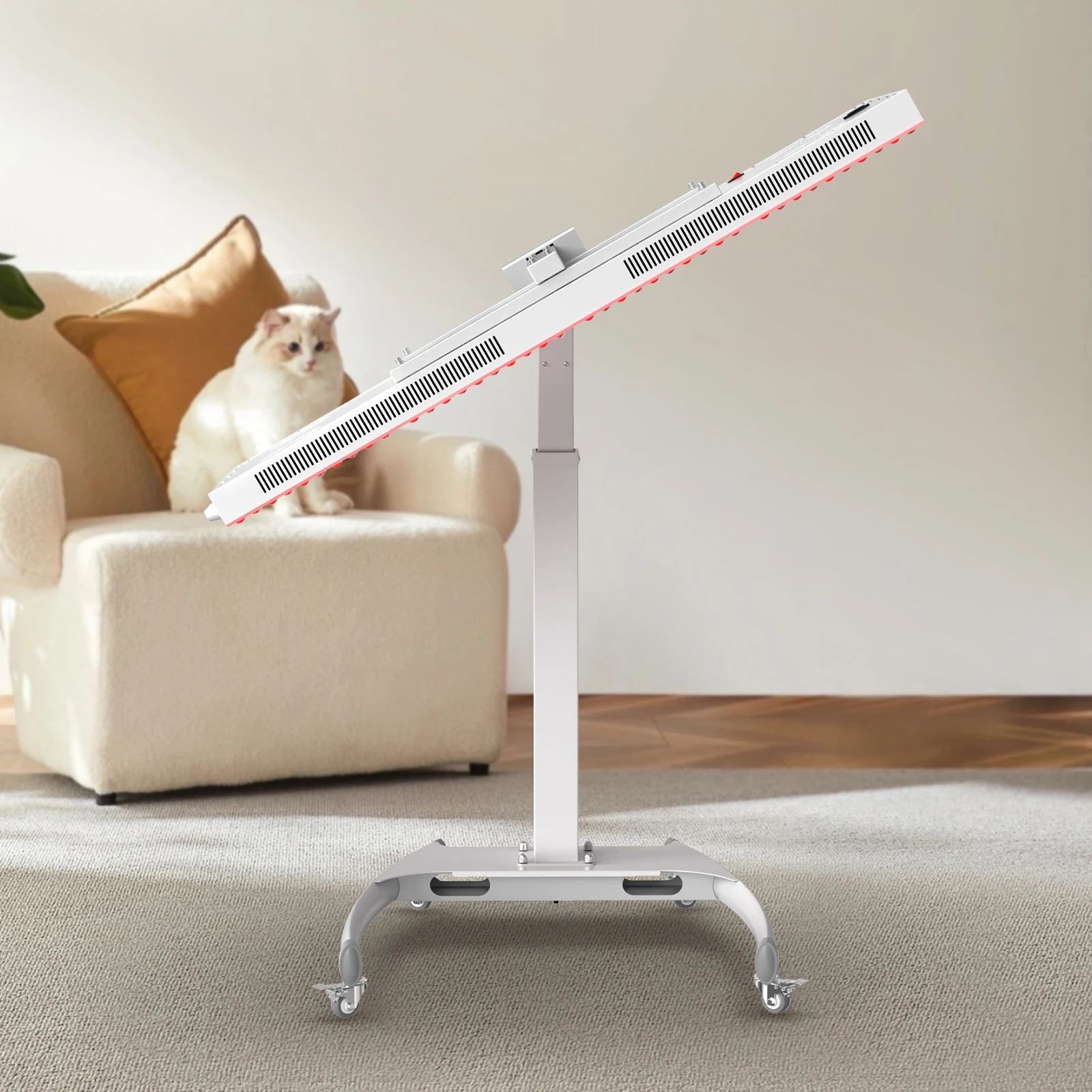 BONLITER Manual Crank Adjustable Stand for 1500W 2160W 2400W Red Light Therapy Panels