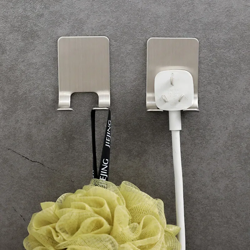 1PCS Bagno In Acciaio Inox Punch Free Rasoio Titolare Gancio di Stoccaggio Da Parete Da Uomo Rasoio Da Barba Mensola Bagno Rasoio Rack Da Parete GY