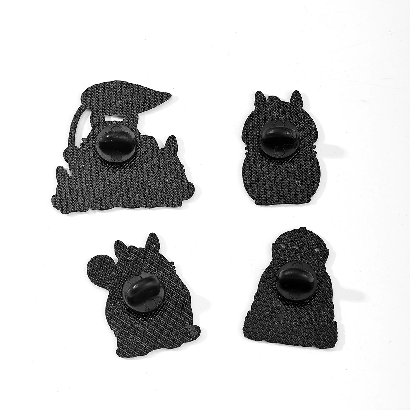 4-teiliges Anime-Katzen-Emaille-Pin-Set, niedliche Cartoon-Manga-Broschen für Rucksack, Hut, Revers, Cosplay-Schmuck, Geschenk für Fans – Detail 2