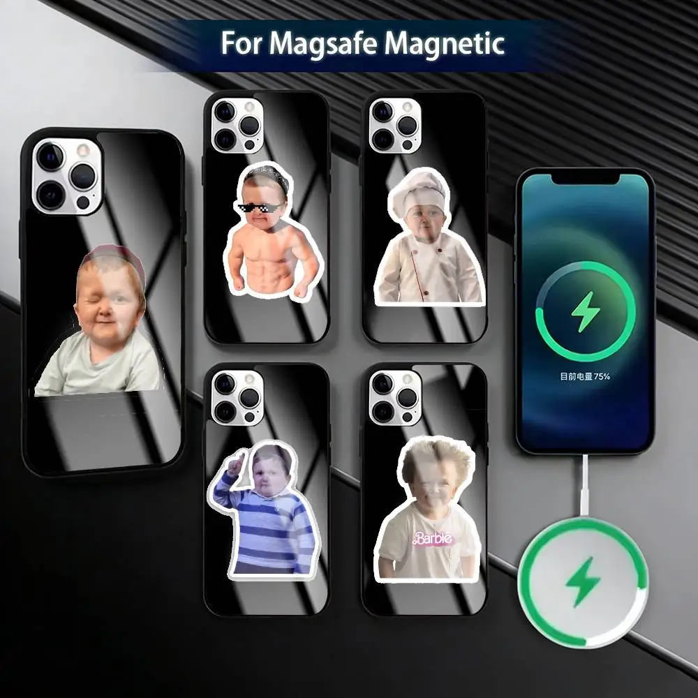 

Funny B-Babaite Hasbulla Phone Case For iPhone17,16,15,14,13,12,11 Plus,Pro Magnetic with Magsafe Wireless Charging