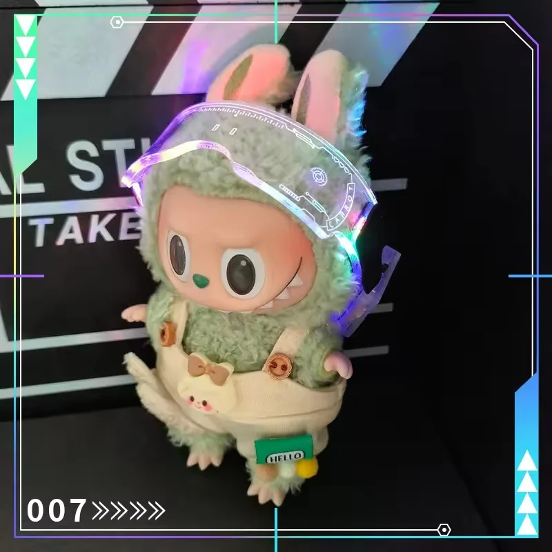 نظارات لافوفو إكسسوارات دمي إكسسوارات دمي نظارات تكنولوجيا المستقبل المضيئة الرائعة طبعة صغيرة دمية وسيم للقماش