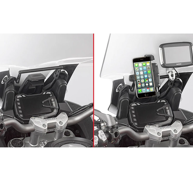 22mm 1200 Motorcycle Phone Holder Stand GPS Navigation Plate Bracket For Ducati MULTISTRADA MTS 950/1200/S 1260 ENDURO 2020-2021