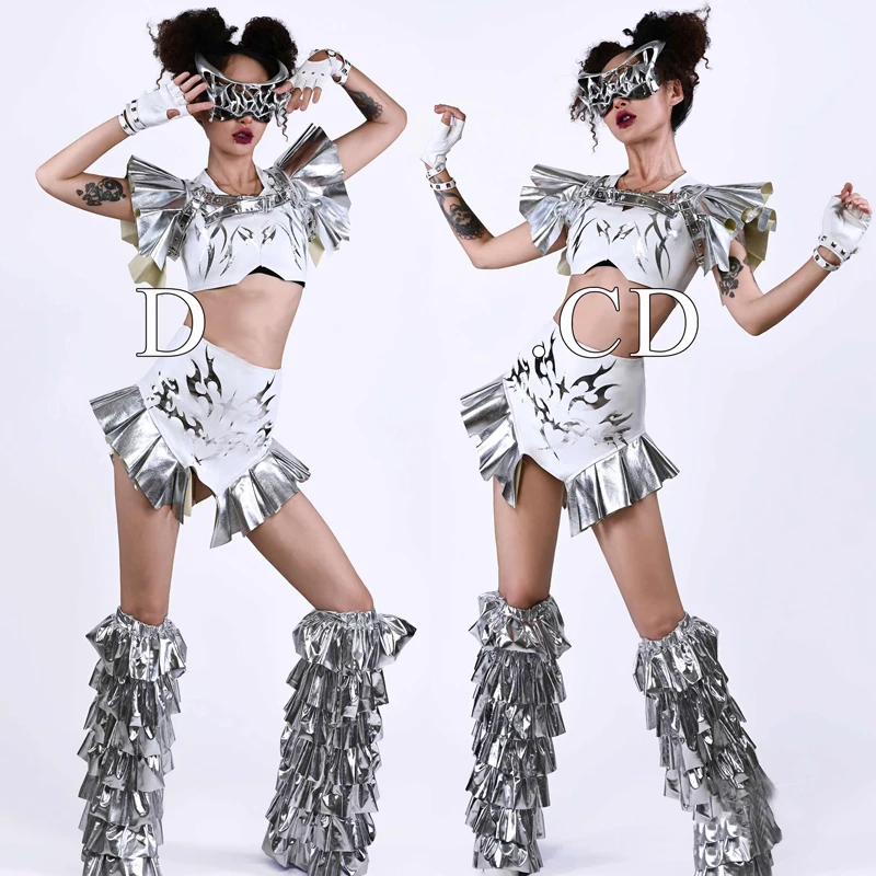 ドラッグクイーンコスチューム テックスタイル ポールダンス衣装 レディース ゴーゴーダンスコスチューム バー DJ DS ナイトクラブ コスプレ レイブ衣装 XS10048